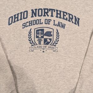 Ohio Northern School Of Law Class Of 2028 Varsity Crewneck Sweatshirt - Ash 2XL